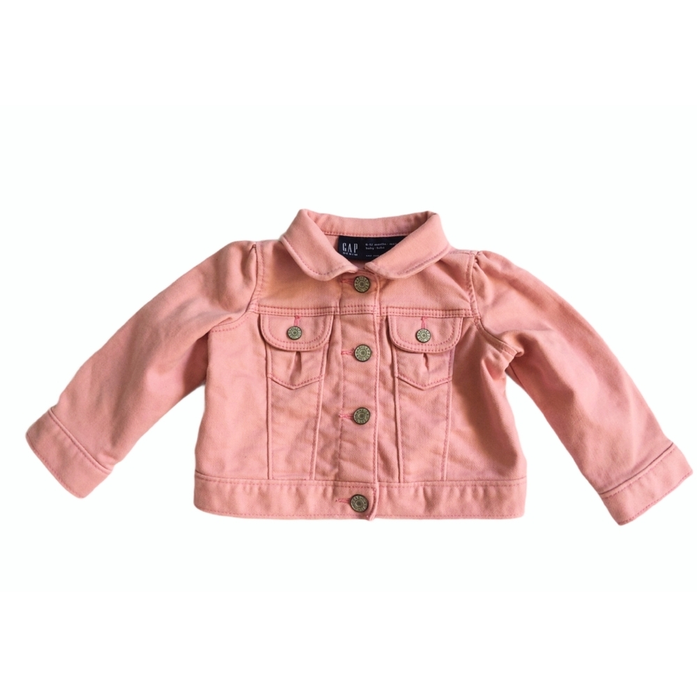 Baby Gap Denim Jacket Snap Buttons 6-12M